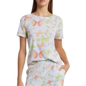 NWT Honeydew Intimates Picnic Butterflies Sweet Escape Pajama Top Only Medium